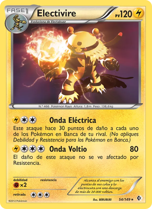 Electivire Fronteras Cruzadas 54/149