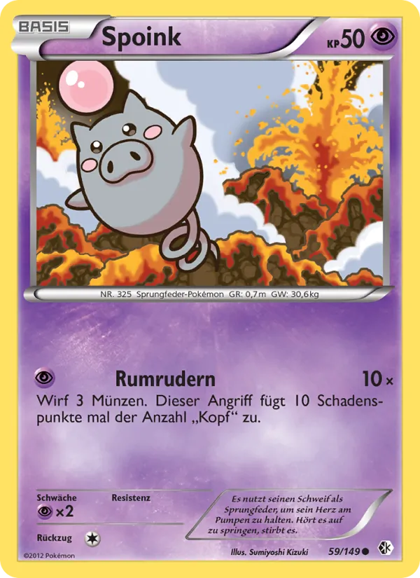 Spoink Überschrittene Schwellen 59/149