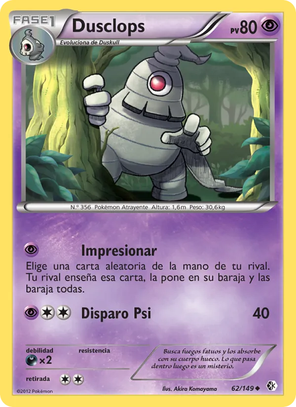Dusclops Fronteras Cruzadas 62/149