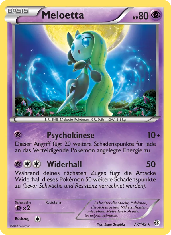 Meloetta Überschrittene Schwellen 77/149