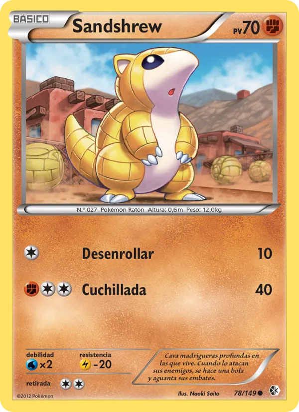 Sandshrew Fronteras Cruzadas 78/149