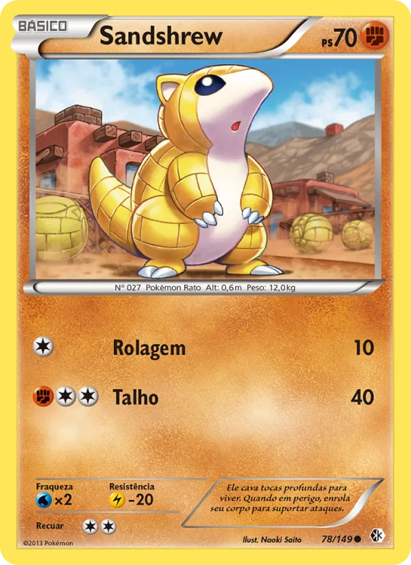 Sandshrew Fronteiras Cruzadas 78/149