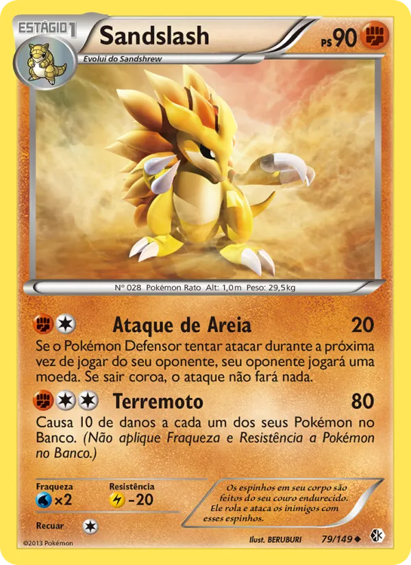 Sandslash Fronteiras Cruzadas 79/149