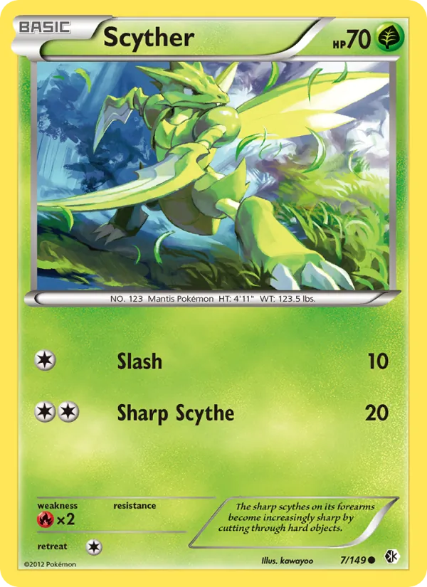 Scyther Boundaries Crossed 7/149