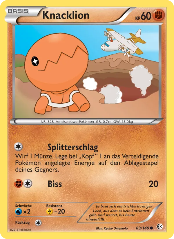 Knacklion Überschrittene Schwellen 83/149