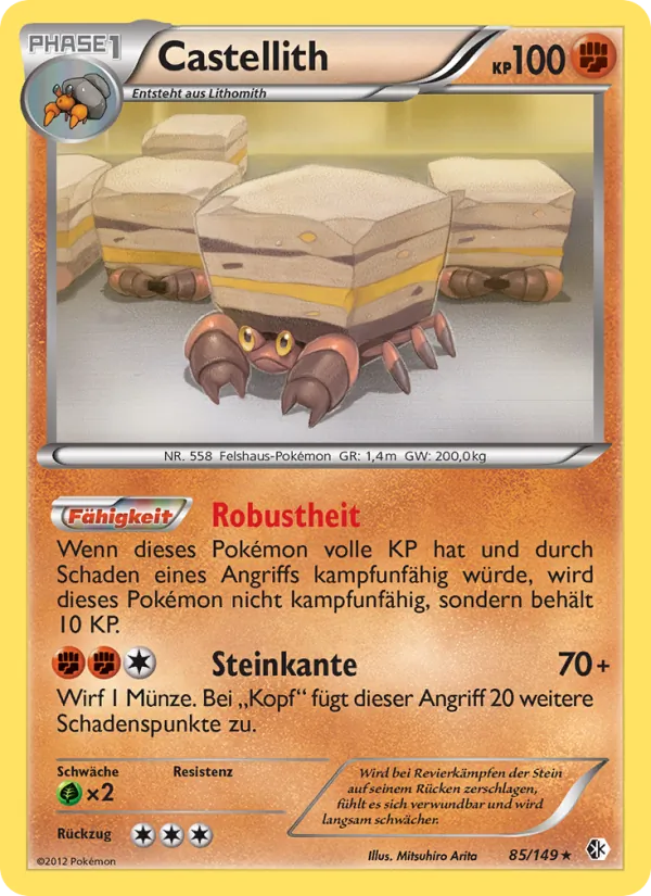 Castellith Überschrittene Schwellen 85/149