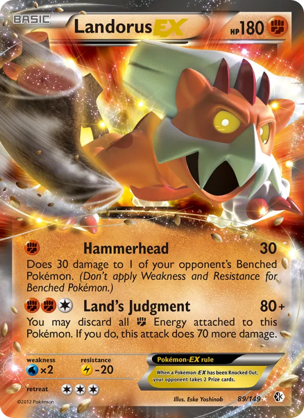 Landorus-EX Boundaries Crossed 89/149