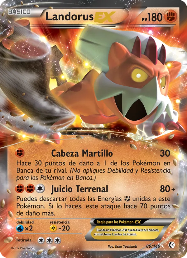 Landorus-EX Fronteras Cruzadas 89/149