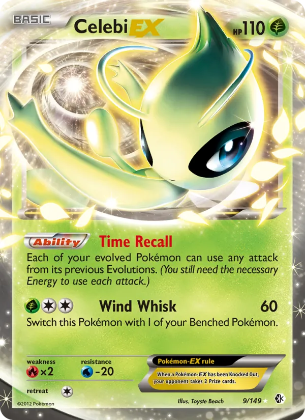 Celebi-EX Boundaries Crossed 9/149