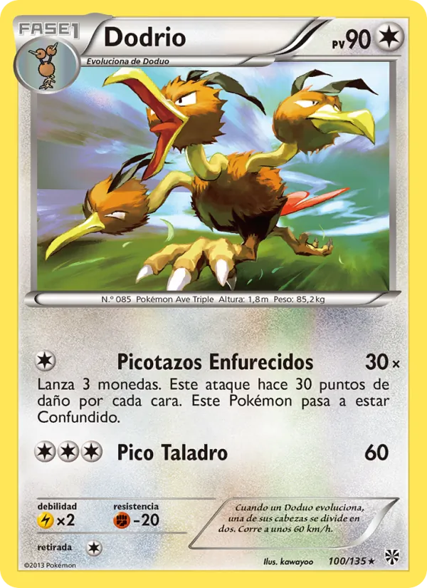 Dodrio Tormenta Plasma 100/135