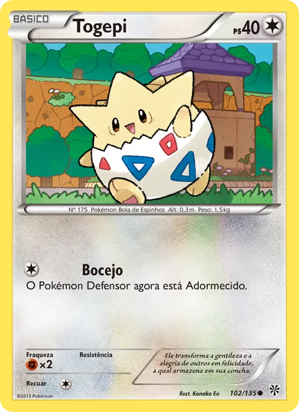 Togepi Tempestade de Plasma 102/135