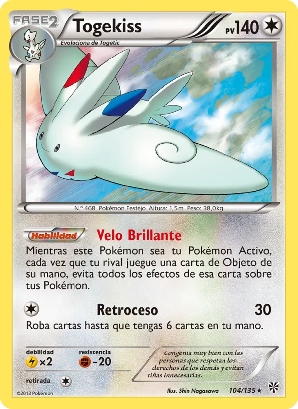 Togekiss Tormenta Plasma 104/135