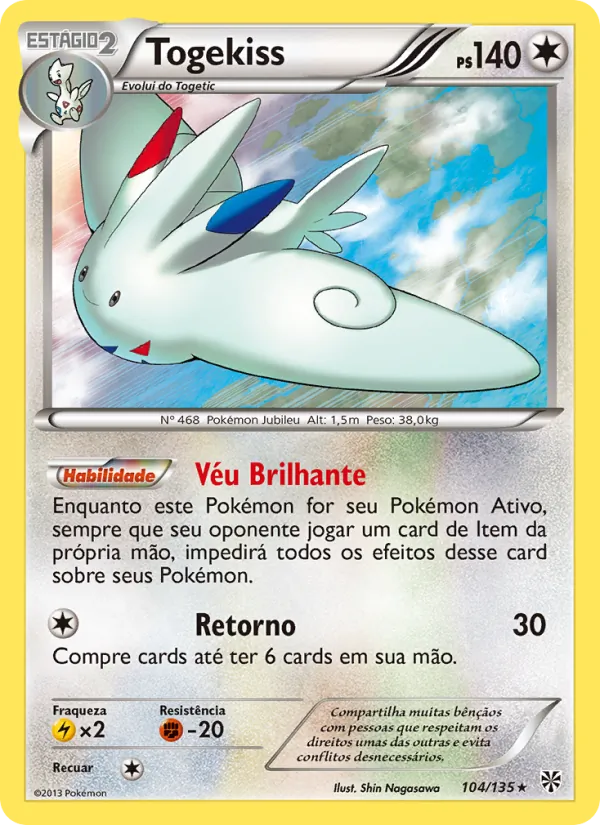 Togekiss Tempestade de Plasma 104/135