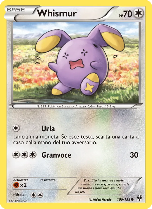 Whismur Uragano Plasma 105/135