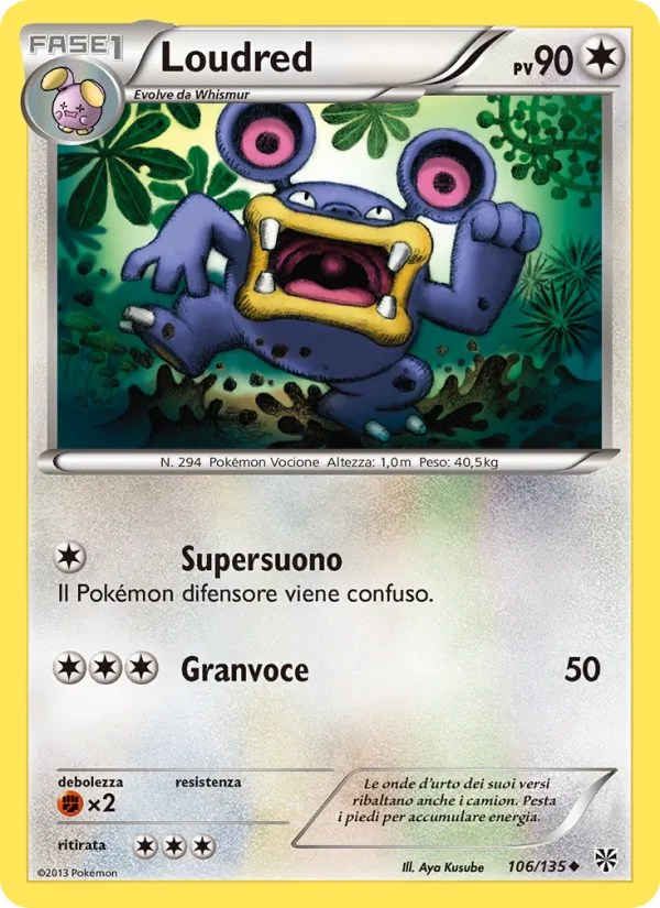 Loudred Uragano Plasma 106/135