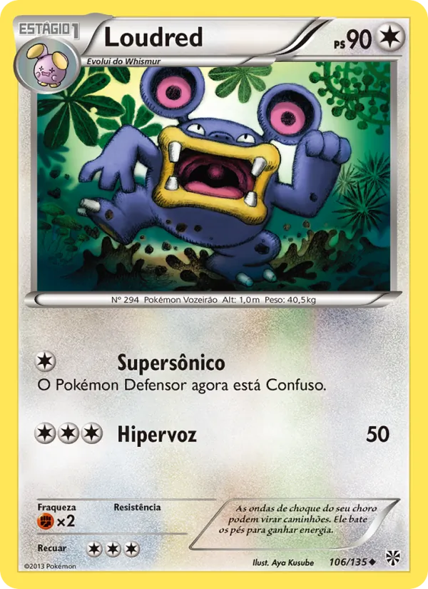 Loudred Tempestade de Plasma 106/135