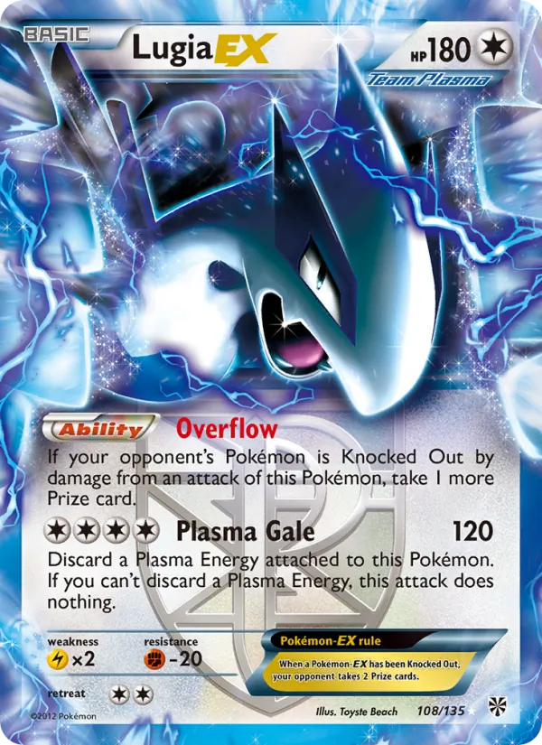 Lugia-EX Plasma Storm 108/135