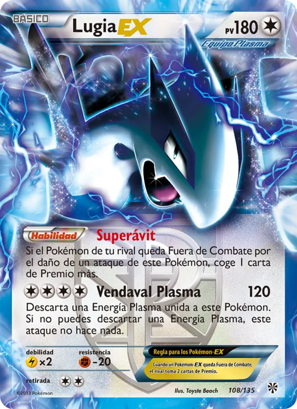Lugia-EX Tormenta Plasma 108/135