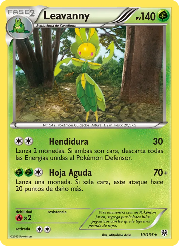 Leavanny Tormenta Plasma 10/135