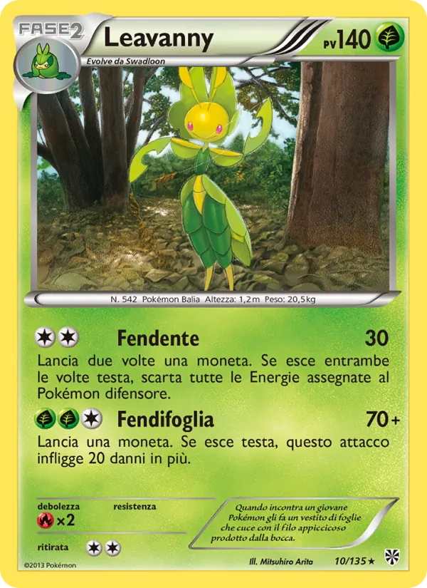 Leavanny Uragano Plasma 10/135