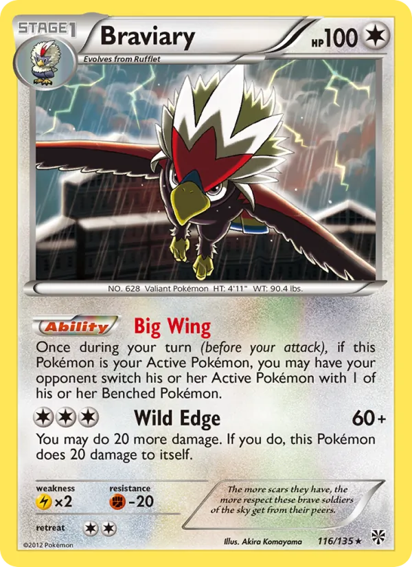 Braviary Plasma Storm 116/135