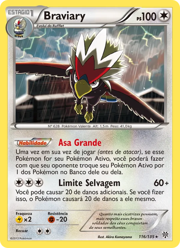 Braviary Tempestade de Plasma 116/135