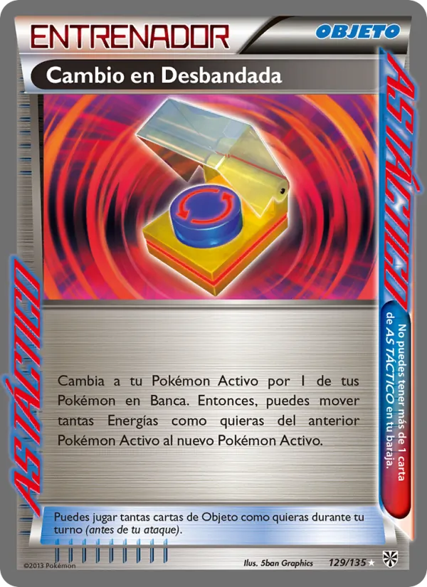 Cambio en Desbandada Tormenta Plasma 129/135