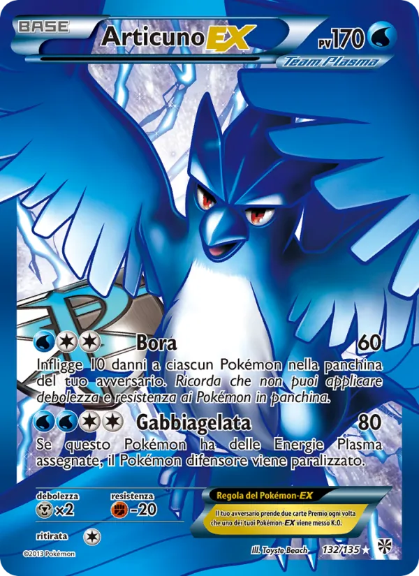 Articuno-EX Uragano Plasma 132/135