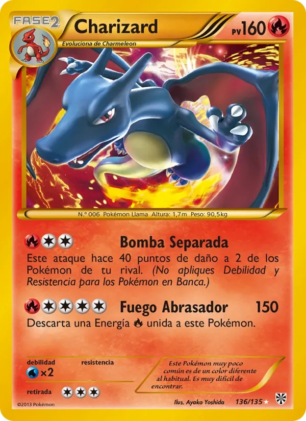 Charizard Tormenta Plasma 136/135