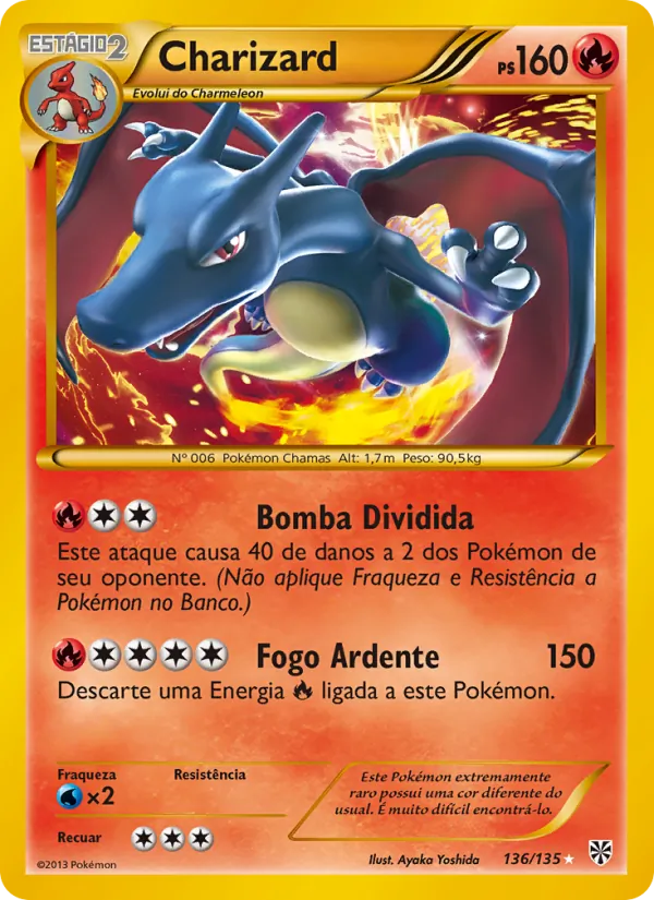 Charizard Tempestade de Plasma 136/135