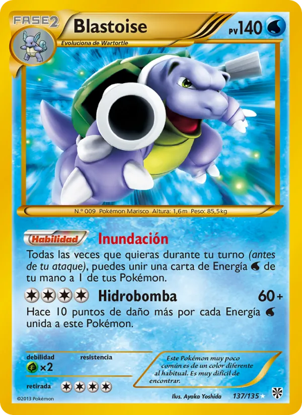 Blastoise Tormenta Plasma 137/135