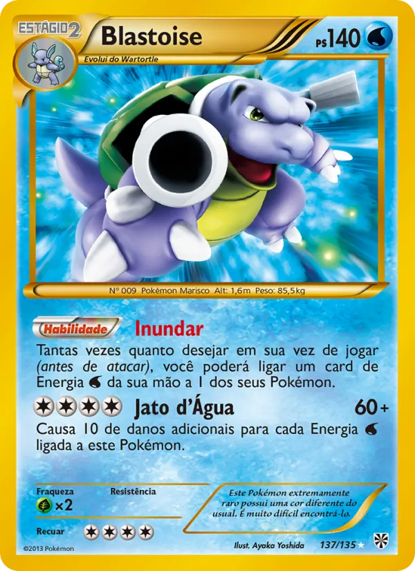 Blastoise Tempestade de Plasma 137/135