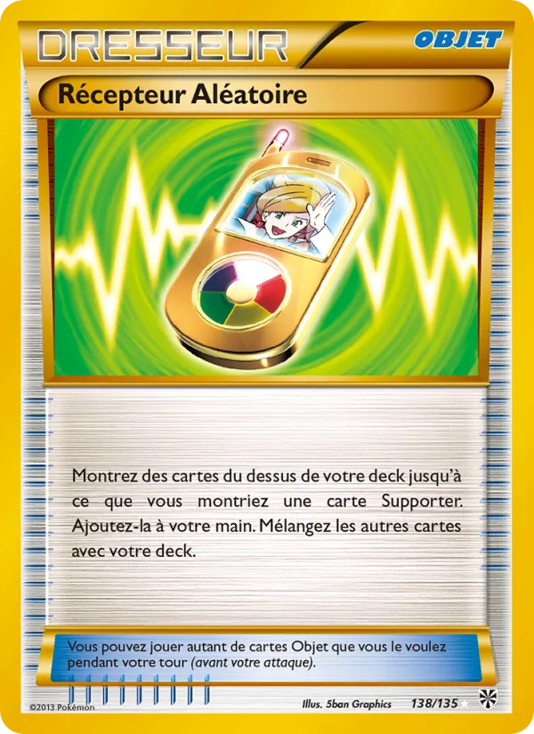 Récepteur Aléatoire Tempète Plasma 138/135
