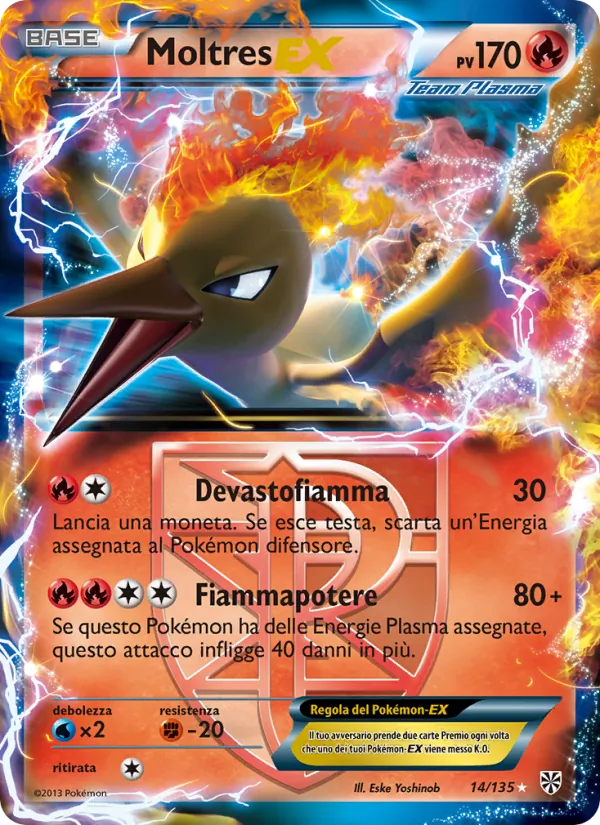 Moltres-EX Uragano Plasma 14/135
