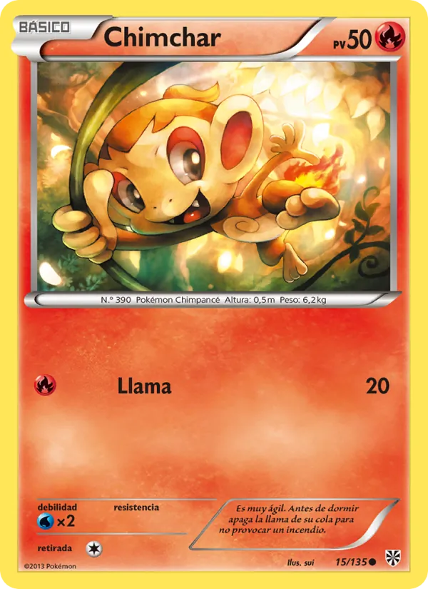 Chimchar Tormenta Plasma 15/135
