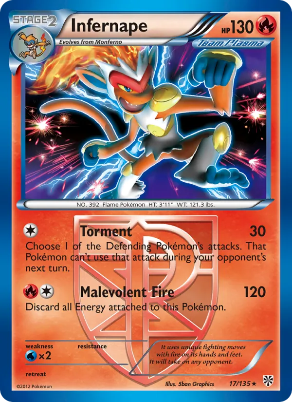 Infernape Plasma Storm 17/135