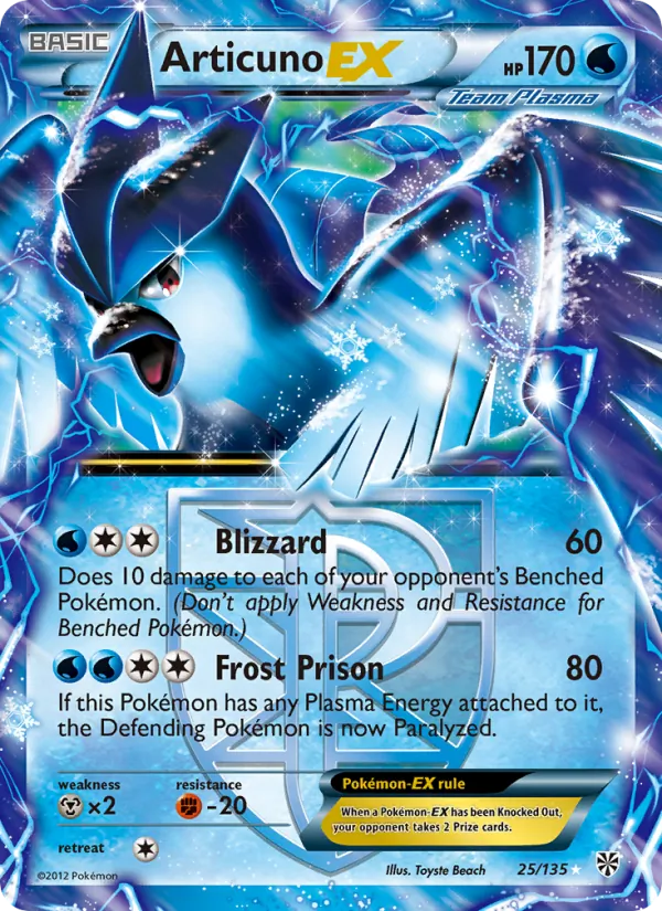 Articuno-EX Plasma Storm 25/135