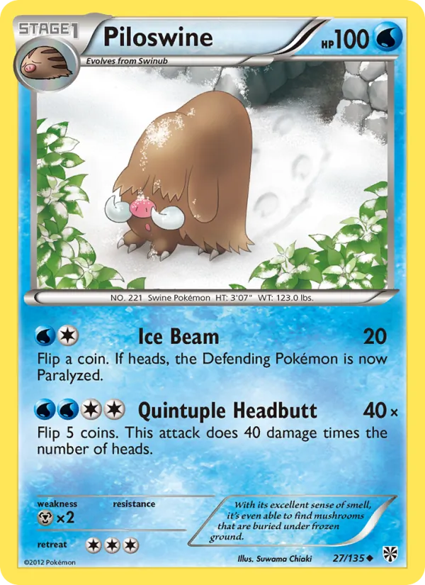 Piloswine Plasma Storm 27/135