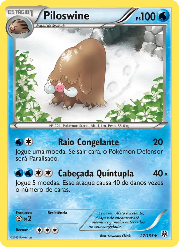 Piloswine Tempestade de Plasma 27/135