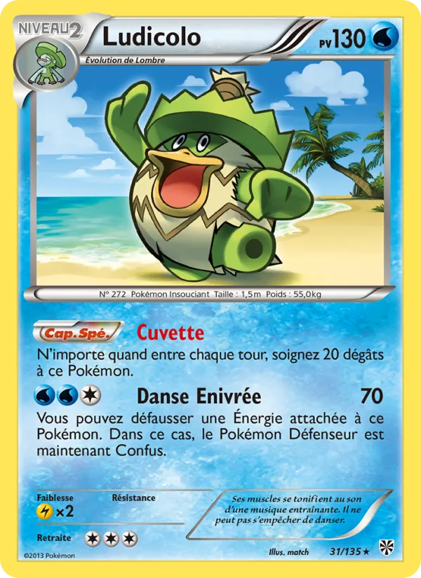 Ludicolo Tempète Plasma 31/135