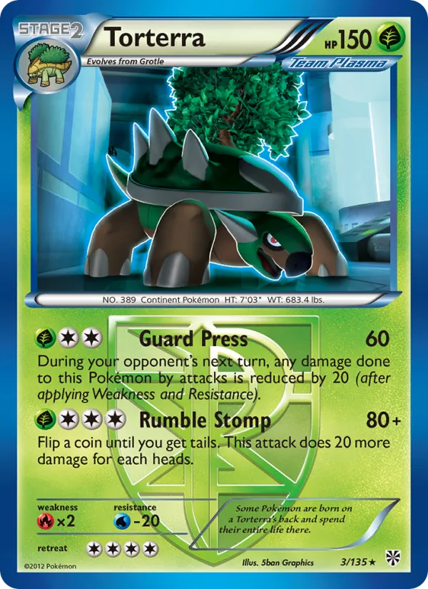 Torterra Plasma Storm 3/135