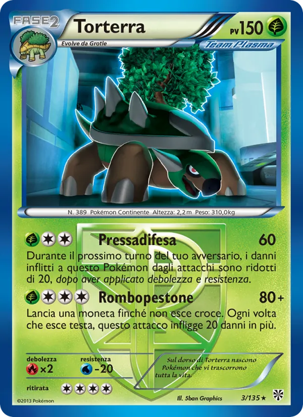 Torterra Uragano Plasma 3/135