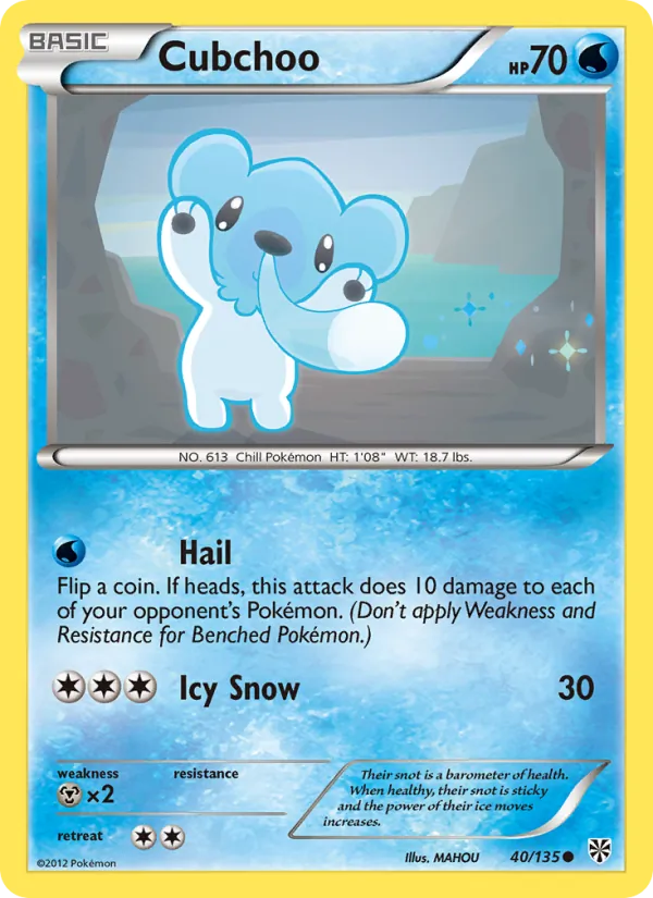 Cubchoo Plasma Storm 40/135