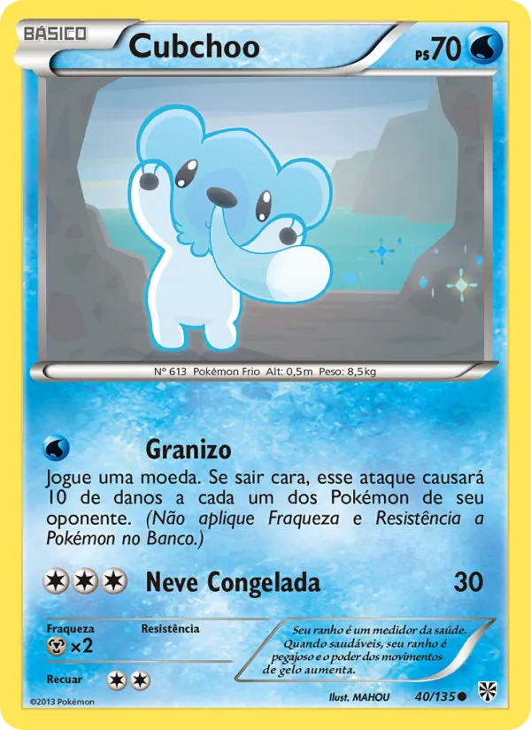 Cubchoo Tempestade de Plasma 40/135