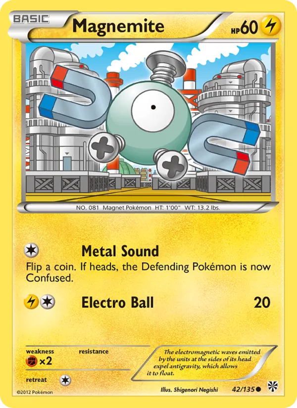 Magnemite Plasma Storm 42/135