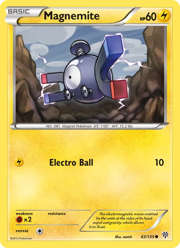 Magnemite Plasma Storm 43/135