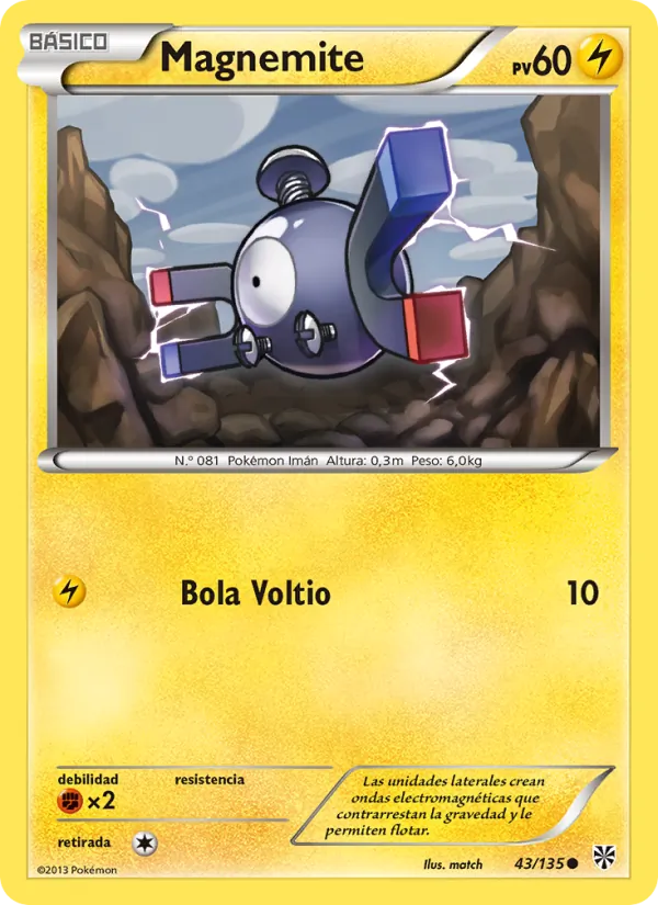 Magnemite Tormenta Plasma 43/135