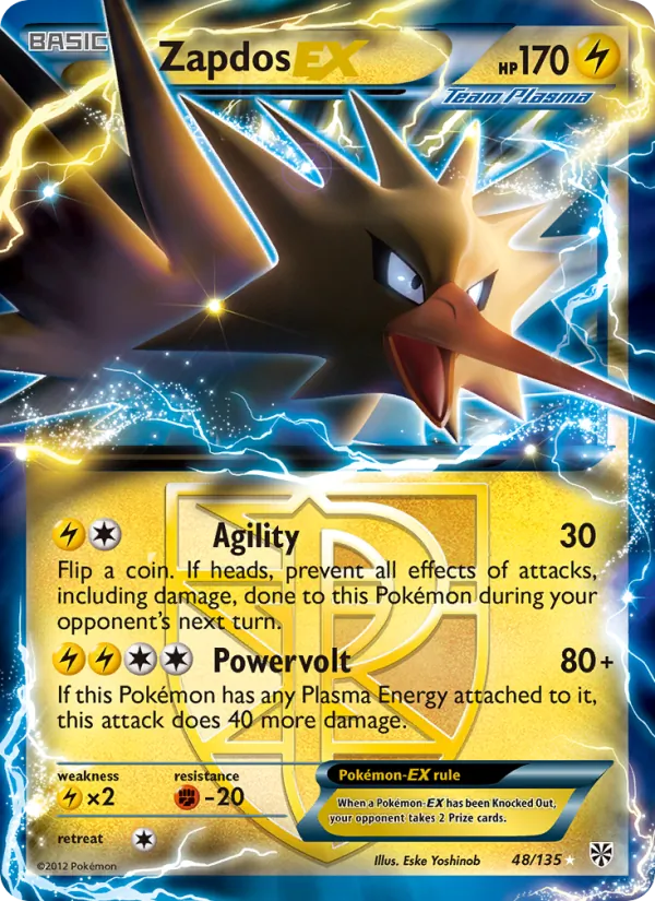 Zapdos-EX Plasma Storm 48/135