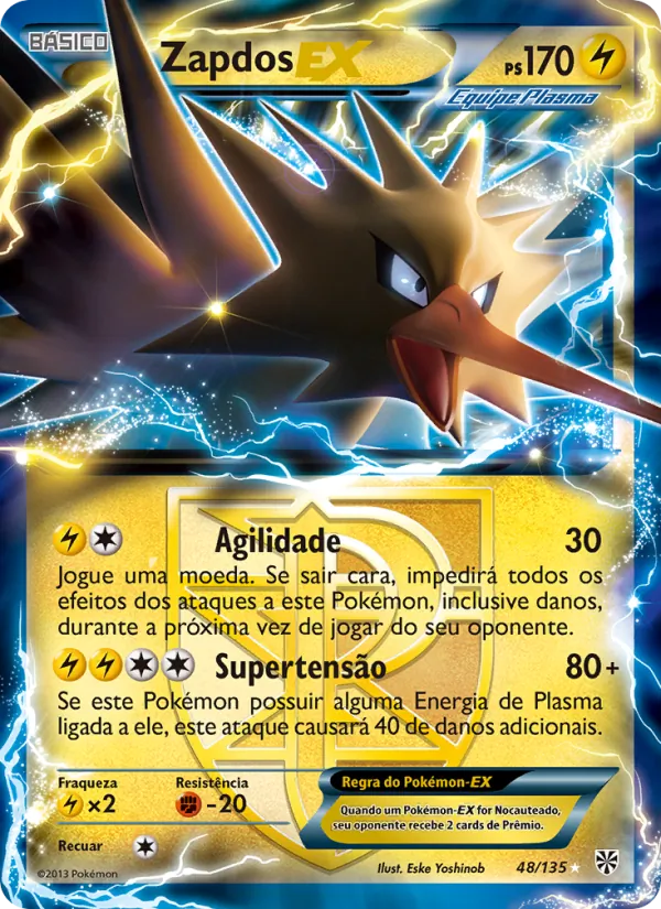 Zapdos-EX Tempestade de Plasma 48/135
