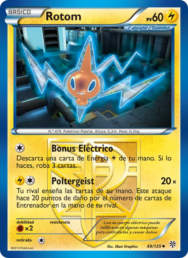 Rotom Tormenta Plasma 49/135